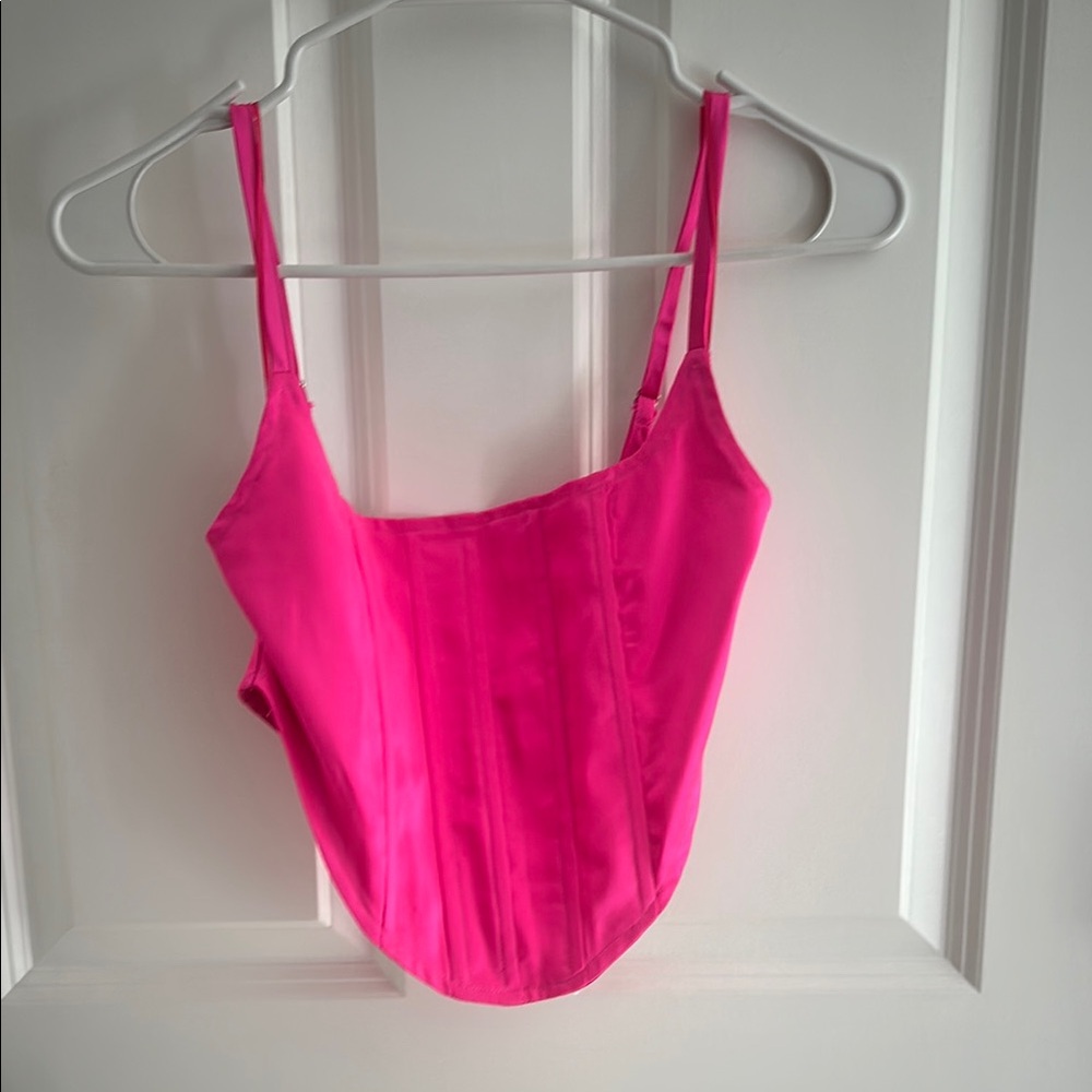Vibrant Pink Women's Crop Top